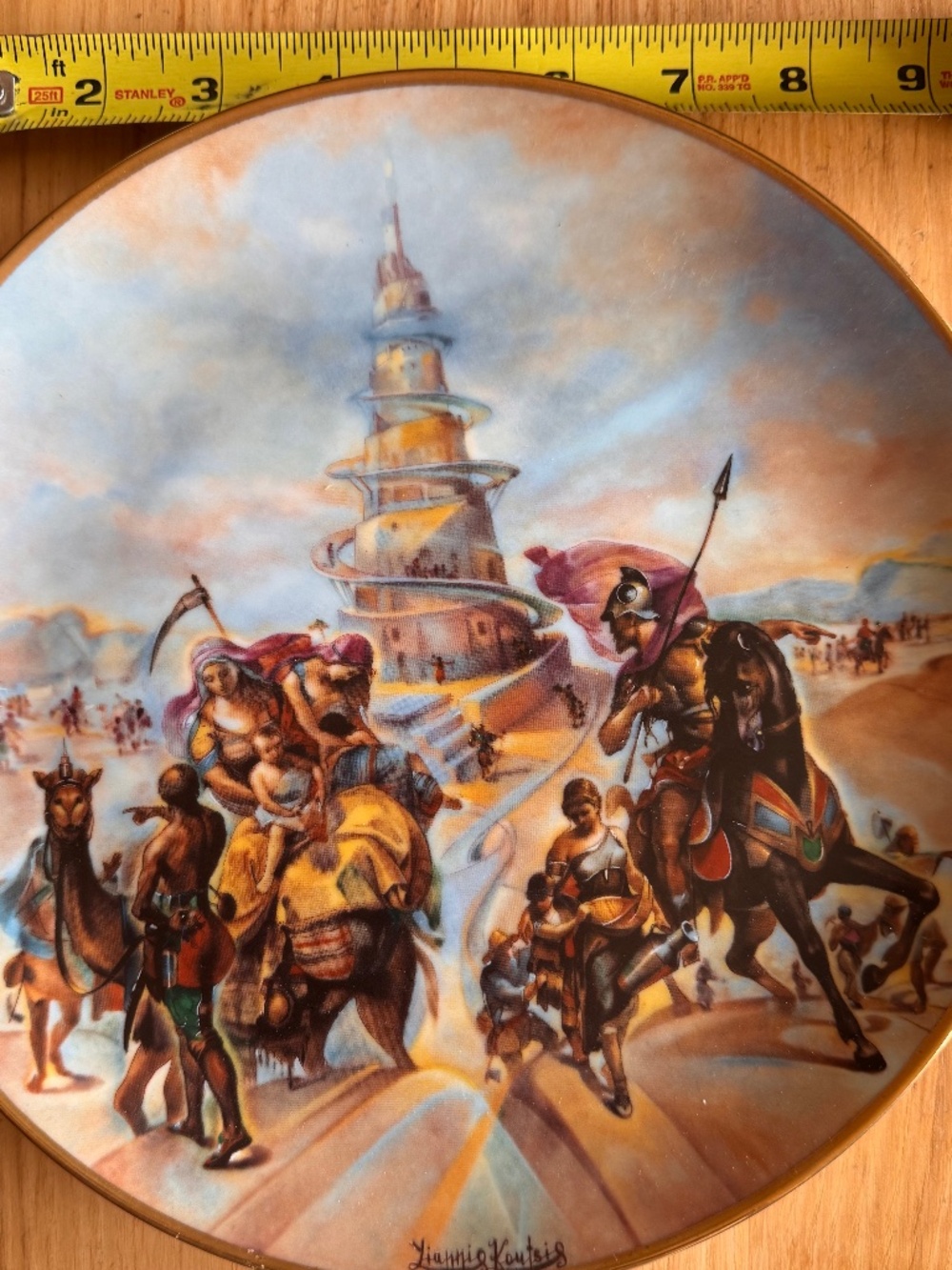 Tower of Babel collectors plate
